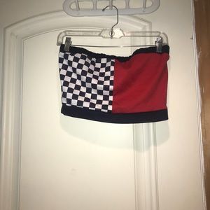 Bandeau crop top